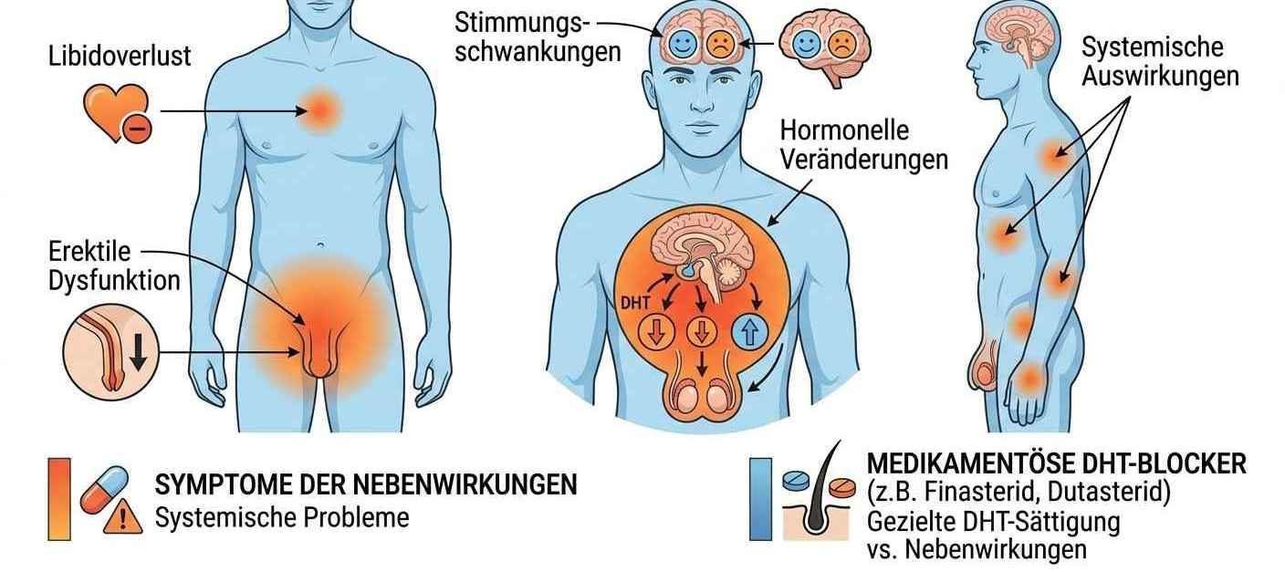 Nebenwirkungen von DHT Blockern