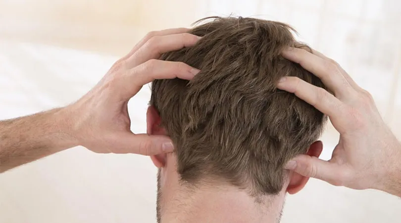 How does itching go away after hair transplantation