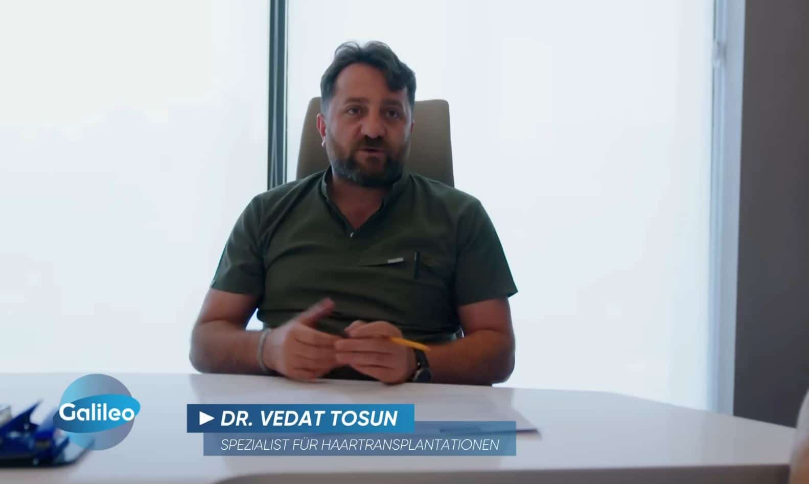 Galileo – Dr. Vedat Tosun von der MedHair Clinic zur Haartransplantation in der Türkei